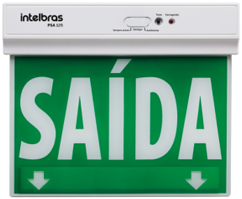Placas Sinalização Face Única PSA 125 Intelbras