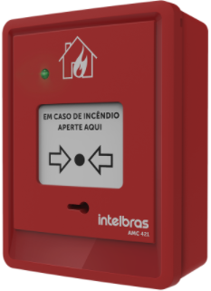 Acionador Manual Convencional sem Sirene Intelbras AMC 421