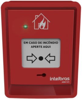 Acionador Manual Endereçável sem Sirene Intelbras AME 521