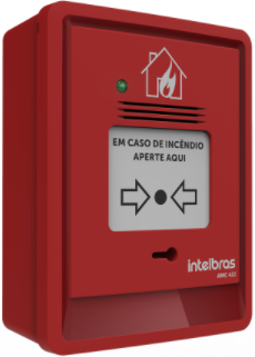 Acionador Manual Convencional com Sirene Intelbras AMC 422