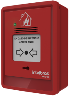 Acionador Manual Convencional com Sirene Intelbras AMC 422