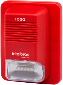 Sinalizador Audiovisual Endereçável Intelbras SAV 520E