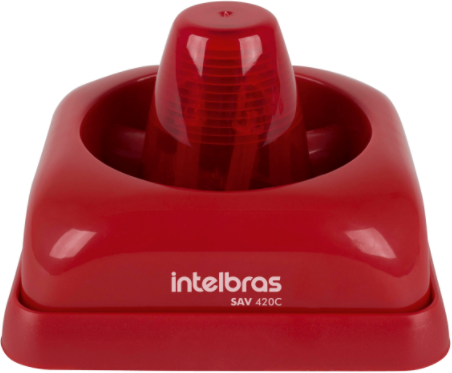 Sinalizador Audiovisual Convencional Intelbras SAV 420C