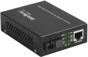 Conversor de Mídia Fast Ethernet Monomodo 20 Km Intelbras KFSD 1120 B