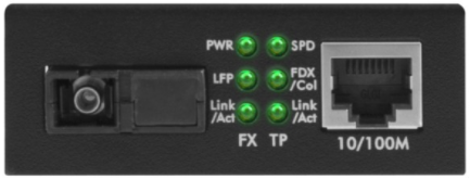Conversor de Mídia Fast Ethernet Monomodo 20 Km Intelbras KFSD 1120 B