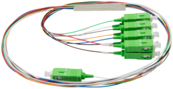 Splitter Óptico Balanceado 1 x 8 SC - APC Intelbras XFS 182