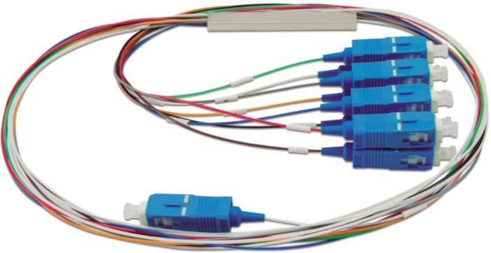 Splitter Óptico Balanceado 1 x 8 SC - UPC Intelbras XFS 181