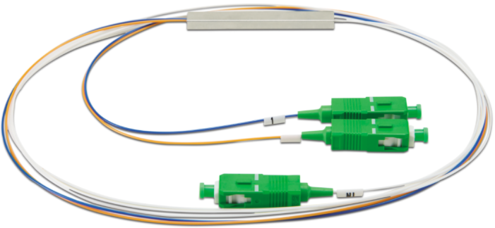 Splitter Óptico Balanceado 1 x 2 SC - APC Intelbras XFS 122