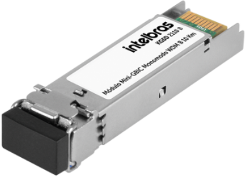 Módulo Mini-GBIC Gigabit Monomodo 10 Km Intelbras KGSD 2110 B
