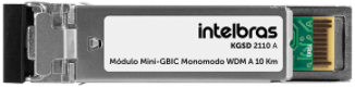Módulo Mini-GBIC Gigabit Monomodo 10 Km Intelbras KGSD 2110 A