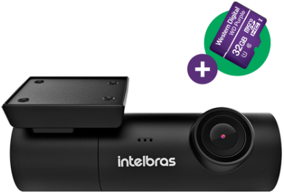Kit Câmera Veicular Full HD Smart com Cartão Micro SD 32GB DC3102 Intelbras