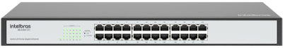 Switch 24 Portas Gigabit Ethernet Intelbras SG 2400 QR+ SKD