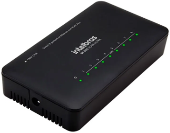 Switch 8 Portas Fast SF 800 Q+ ULTRA Proteção Antissurto Intelbras
