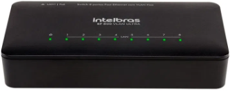 Switch 8 Portas Fast SF 800 Q+ ULTRA Proteção Antissurto Intelbras