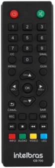 Conversor Digital de TV Intelbras com Gravador CD 700