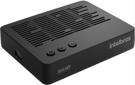Receptor Digital de TV via Satélite com Gravador Intelbras RDS 840