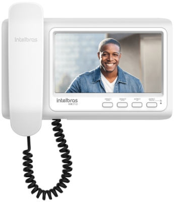 Videoporteiro com monofone IVR 7 ID Intelbras