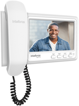 Videoporteiro com monofone IVR 7 ID Intelbras