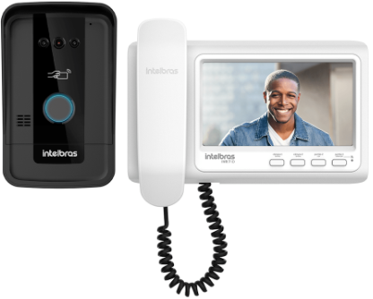 Videoporteiro com monofone IVR 7 ID Intelbras