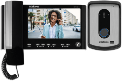 Video Porteiro Intelbras IV 7010 HS Preto