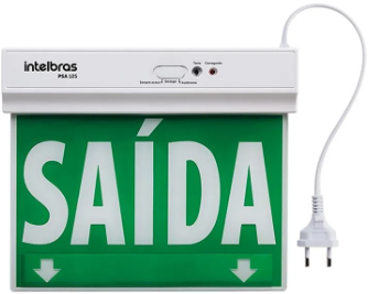 Placas Sinalização Face Única PSA 125 Intelbras
