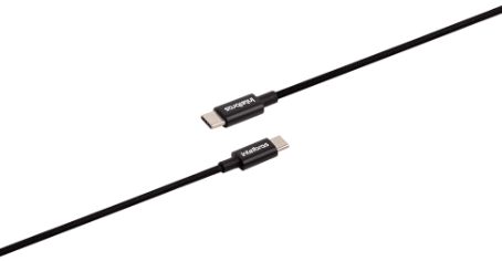 Cabo USB C - USB C Preto nylon 1,5m Intelbras EUCC 15NP