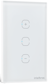 Interruptor Dimmer Smart Wi-Fi Touch Intelbras EWS 1101 Branco